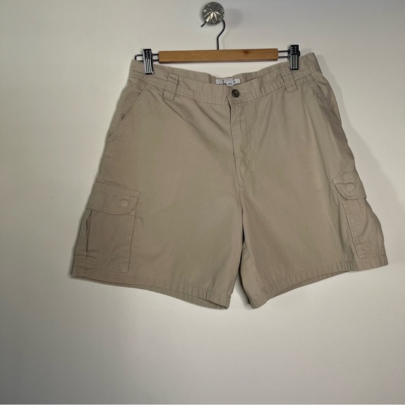 CALVIN KLEIN CARGO SHORTS FOR WOMEN’S BEIGE - Picture 13 of 14